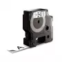 Cinta de etiquetas DYMO D1 Durable negro sobre blanco 19mm