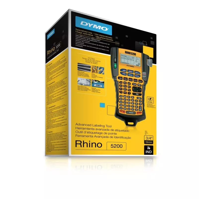 Impresora de etiquetas DYMO RHINO 5200 transferencia térmica 180 x 180 DPI