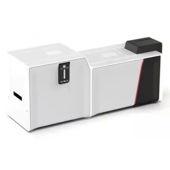 Impresora de tarjetas de plástico Evolis Primacy 2 — sublimación de color/transferencia térmica de resina, 300 x 1200 DPI, alimentación de 100 hojas, Fast Ethernet