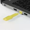 Lindy 47899 llave para bloqueador de puerto RJ45, amarillo