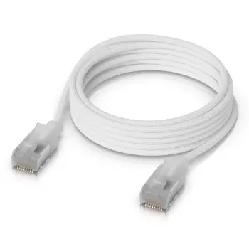 Cable de red Ubiquiti UACC-Cable-Patch-EL-C6A-2M-W RJ-45 Cat6a 2m blanco translúcido