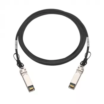 Cable de fibra óptica/InfiniBand QNAP CAB-DAC15M-SFP28 1,5 m QSFP28 negro