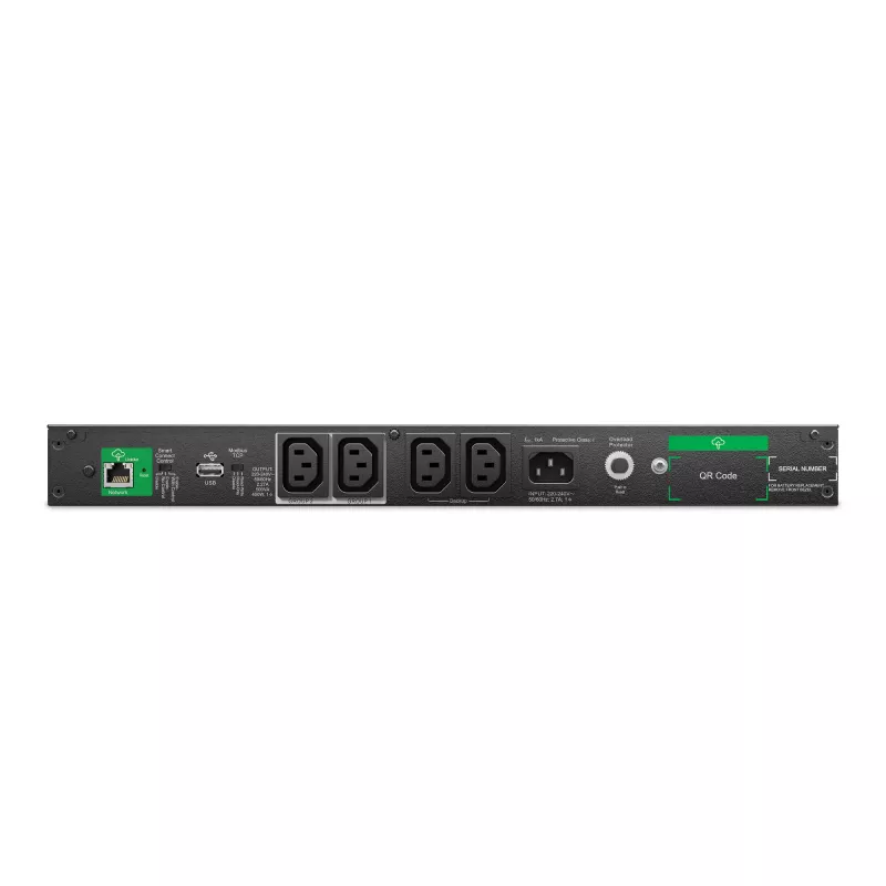 APC Smart-UPS Li-ion SCL500RMI1UC - 4x C13, profundidad reducida, montaje en rack/torre/pared, SmartConnect, 500VA