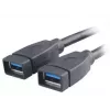 Cable USB 2 x USB A Akasa AK-CBUB09-15BK negro