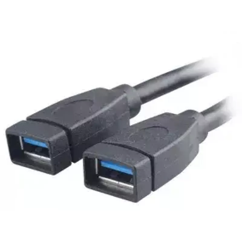 Cable USB 2 x USB A Akasa AK-CBUB09-15BK negro