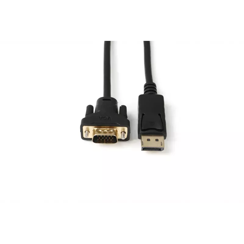 Microconnect DP-VGA-MM-050 Cable adaptador de vídeo 0,5 m DisplayPort VGA (D-Sub) Negro