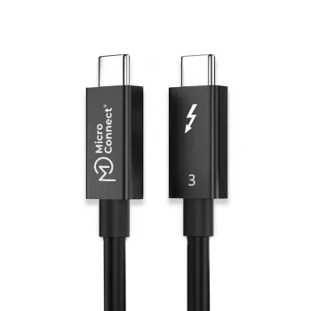 Microconnect TB3020 cable Thunderbolt 2 m 20 Gbit/s negro