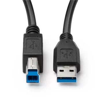 Microconnect USB3.0AB5B cable USB USB 3.2 Gen 1 (3.1 Gen 1) 5 m USB A USB B negro