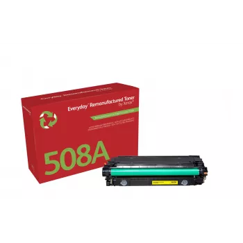 Tóner remanufacturado Everyday™ amarillo de Xerox, compatible con HP 508A (CF362A), capacidad estándar