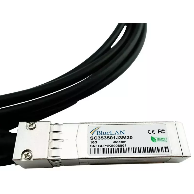 Cable de fibra óptica/InfiniBand BlueOptics 00AY765-BL 2 m SFP+