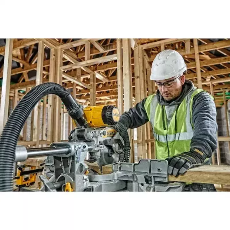 Ingletadora y tronzadora DeWALT DWS727-QS, ingletadora y tronzadora estacionaria, peso 22 kg, altura 460 mm