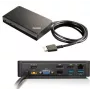 Docking station para portátil Lenovo 03X6296 con cable OneLink+ Negro