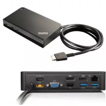 Docking station/replicador de puertos para portátil Lenovo 03X6300 con cable OneLink+ Negro