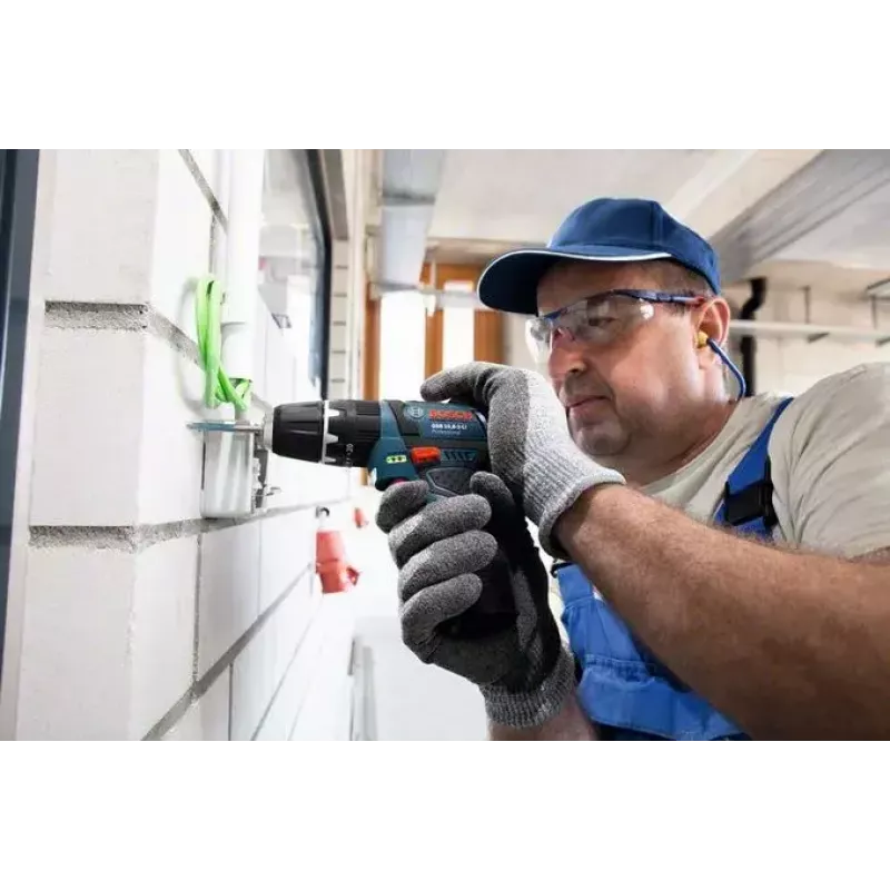 Bosch GSB 10,8-2-LI Professional Sin llave negro, azul, rojo