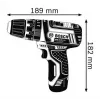 Bosch GSB 10,8-2-LI Professional Sin llave negro, azul, rojo