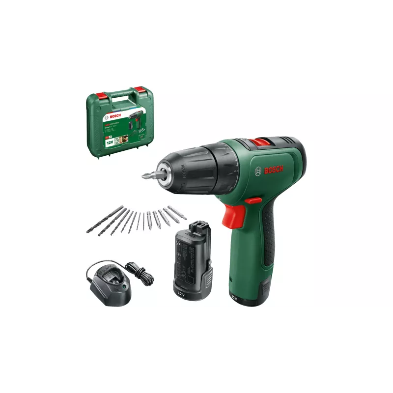 Bosch EasyDrill 1200 1500 rpm Sin llave 940 g negro, verde
