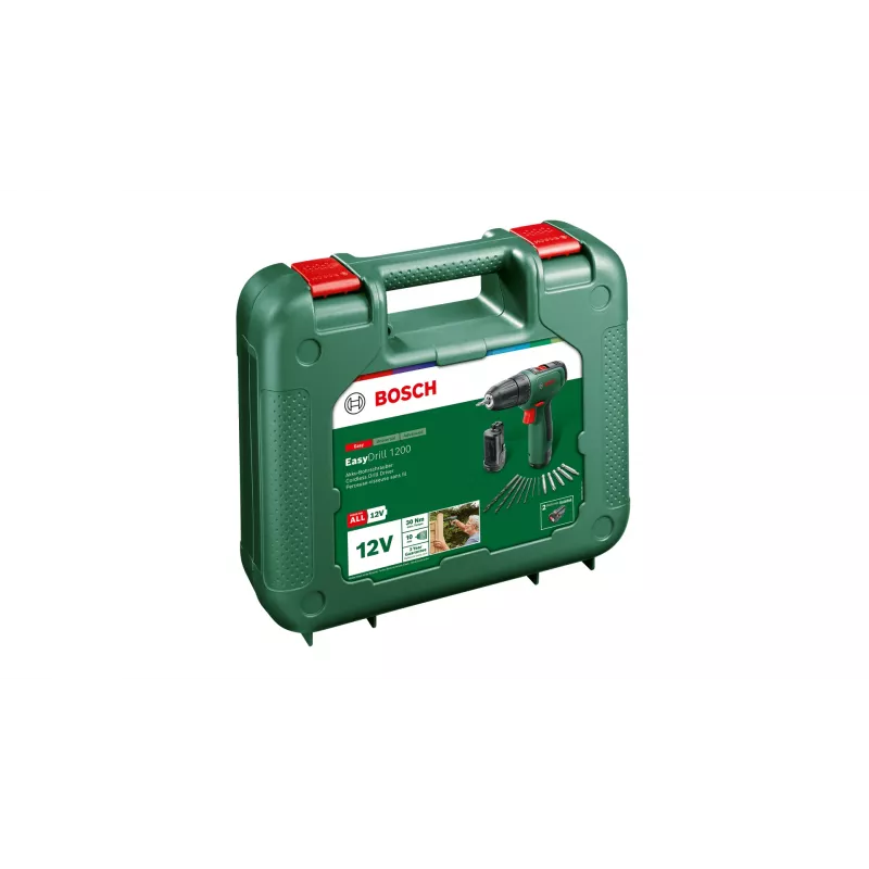 Bosch EasyDrill 1200 1500 rpm Sin llave 940 g negro, verde