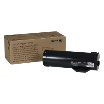 Xerox Genuine Phaser® 3610, WorkCentre® 3615 cartucho de tóner negro de capacidad extra alta (25300 páginas) - 106R02731