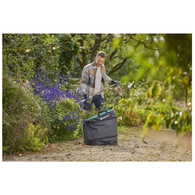 Bolsa de jardín GARDENA 11716-20 220 L negra verde ligera duradera
