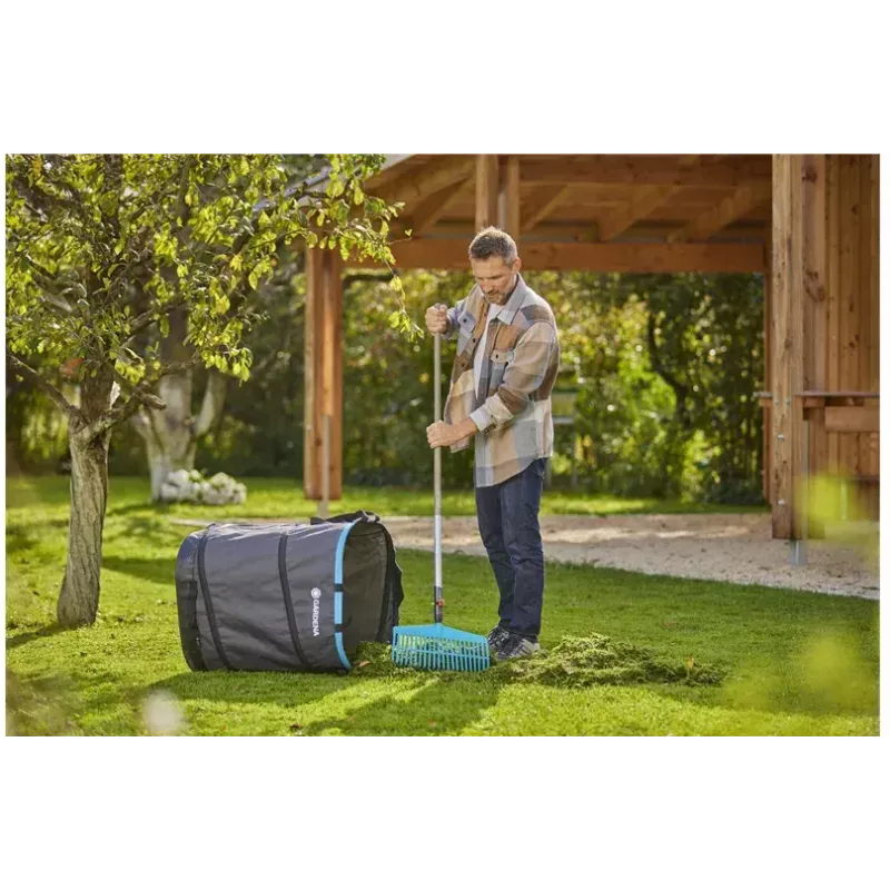 Bolsa de jardín GARDENA 11716-20 220 L negra verde ligera duradera