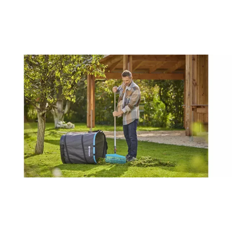 Bolsa de jardín GARDENA 11716-20 220 L negra verde ligera duradera