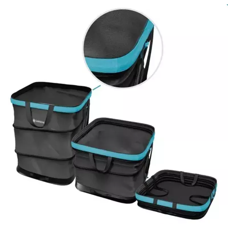 Bolsa de jardín GARDENA 11716-20 220 L negra verde ligera duradera