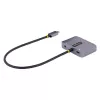 Adaptador de vídeo USB-C StarTech.com, adaptador multipuerto USB-C a HDMI VGA, audio de 3,5 mm, 4K 60Hz HDR, 100W PD Pass-Through, compatible con Thunderbolt 3/4 – adaptador de pantalla USB-C de viaje