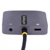 Adaptador de vídeo USB-C StarTech.com, adaptador multipuerto USB-C a HDMI VGA, audio de 3,5 mm, 4K 60Hz HDR, 100W PD Pass-Through, compatible con Thunderbolt 3/4 – adaptador de pantalla USB-C de viaje