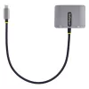 Adaptador de vídeo USB-C StarTech.com, adaptador multipuerto USB-C a HDMI VGA, audio de 3,5 mm, 4K 60Hz HDR, 100W PD Pass-Through, compatible con Thunderbolt 3/4 – adaptador de pantalla USB-C de viaje