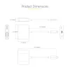 Adaptador de vídeo USB-C StarTech.com, adaptador multipuerto USB-C a HDMI VGA, audio de 3,5 mm, 4K 60Hz HDR, 100W PD Pass-Through, compatible con Thunderbolt 3/4 – adaptador de pantalla USB-C de viaje