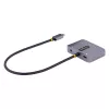 Adaptador de vídeo USB-C StarTech.com, adaptador multipuerto USB-C a HDMI VGA, audio de 3,5 mm, 4K 60Hz HDR, 100W PD Pass-Through, compatible con Thunderbolt 3/4 – adaptador de pantalla USB-C de viaje