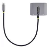 Adaptador de vídeo USB-C StarTech.com, adaptador multipuerto USB-C a HDMI VGA, audio de 3,5 mm, 4K 60Hz HDR, 100W PD Pass-Through, compatible con Thunderbolt 3/4 – adaptador de pantalla USB-C de viaje