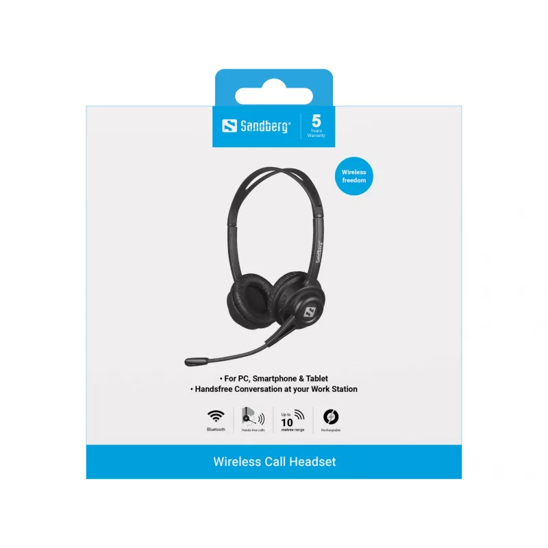 Auriculares Sandberg Wireless Call Headset