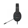Headset SANDBERG BossBlaster USB — headset gaming con cable, 20–20000 Hz, cable de 2 m, 240 g, negro