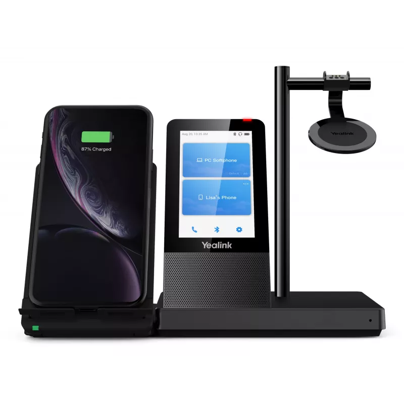 Yealink WH66 Mono UC-DECT auricular inalámbrico, oficina/call center, 20 - 20000 Hz, 80 g, auricular, negro