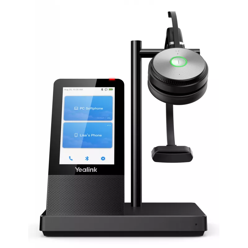 Yealink WH66 Mono UC-DECT auricular inalámbrico, oficina/call center, 20 - 20000 Hz, 80 g, auricular, negro
