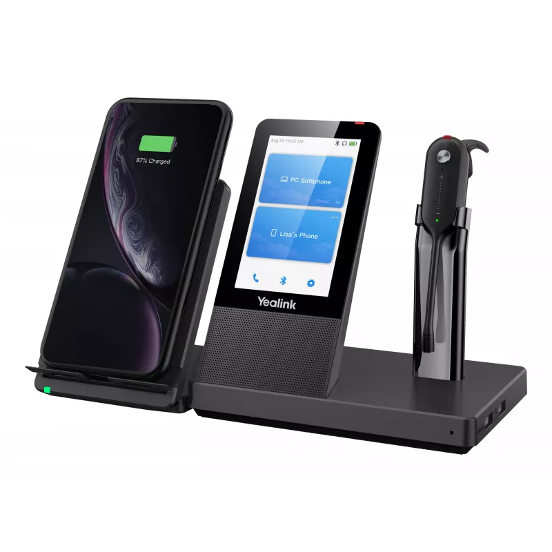 Yealink WH67 UC auricular, inalámbrico, oficina/call center, 20 - 14000 Hz, 19 g, auricular, negro