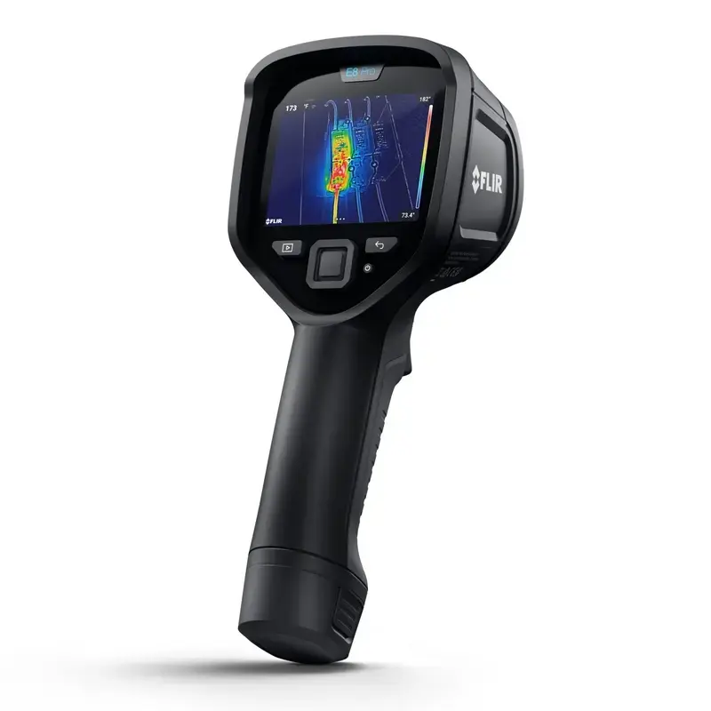 FLIR E8-PRO cámara termográfica, 320 x 240, de -20 a +550 °C, 9 Hz, pantalla táctil, Wi-Fi, negra