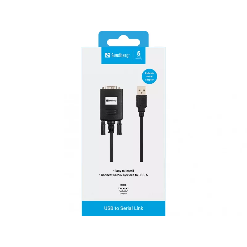 Enlace USB a serie Sandberg PL-2303GT