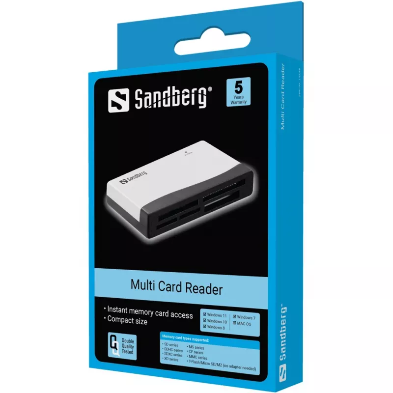 Lector de tarjetas Sandberg Multi Card Reader