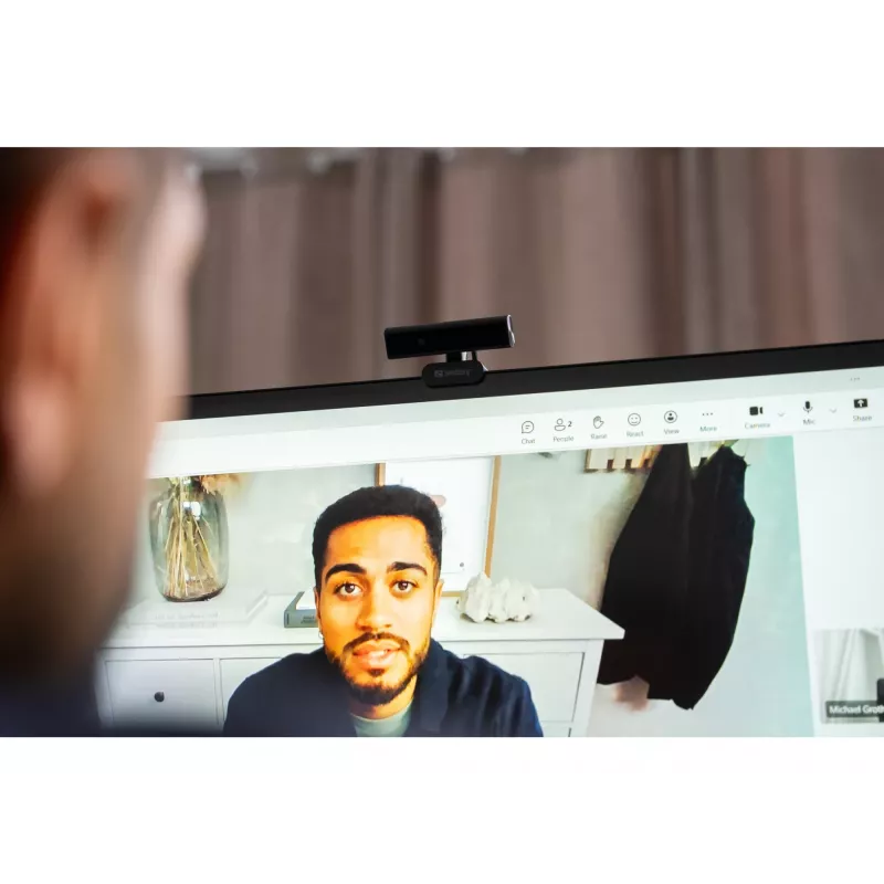 Webcam Sandberg Face-ID Webcam Mini 2 MP Full HD USB-C negro