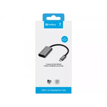 Adaptador USB-C a DisplayPort Sandberg 136-19