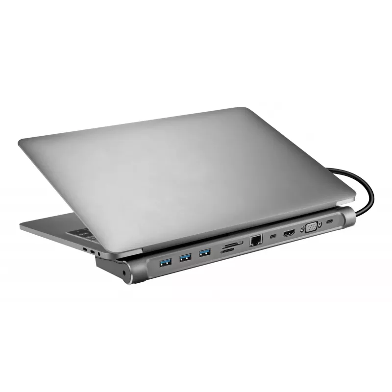 Estación de acoplamiento Sandberg USB-C 10 en 1