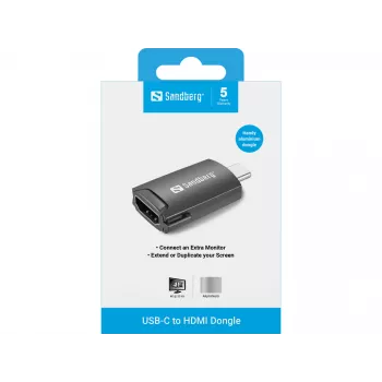Dongle USB-C a HDMI Sandberg 136-34