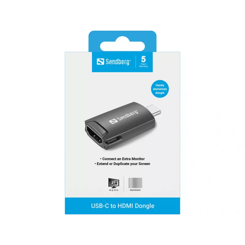 Dongle USB-C a HDMI Sandberg 136-34