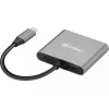 Dock USB-C Sandberg 2xHDMI+USB+PD resolución máxima 3840x2160