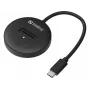 Dock USB 3.2 Sandberg para SSD M.2+NVMe 4 TB negro