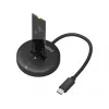Dock USB 3.2 Sandberg para SSD M.2+NVMe 4 TB negro