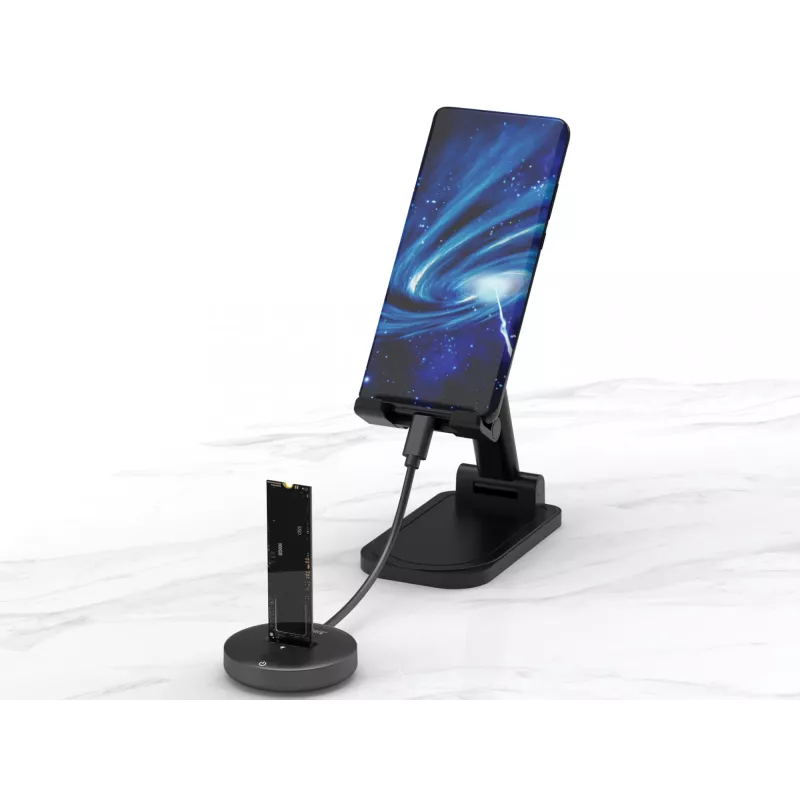 Dock USB 3.2 Sandberg para SSD M.2+NVMe 4 TB negro