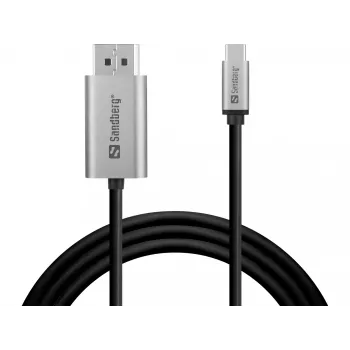 Cable USB-C a DisplayPort Sandberg 2M USB Type-C DisplayPort 2m